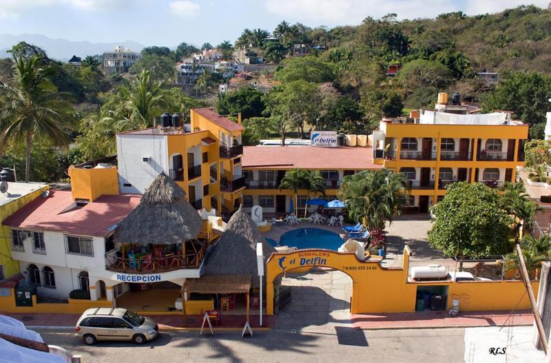 Bungalows El Delfin Rincon de Guayabitos Buitenkant foto