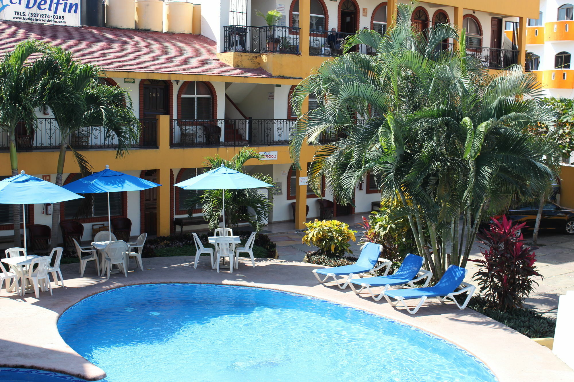 Bungalows El Delfin Rincon de Guayabitos Buitenkant foto