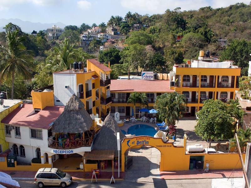 Bungalows El Delfin Rincon de Guayabitos Buitenkant foto