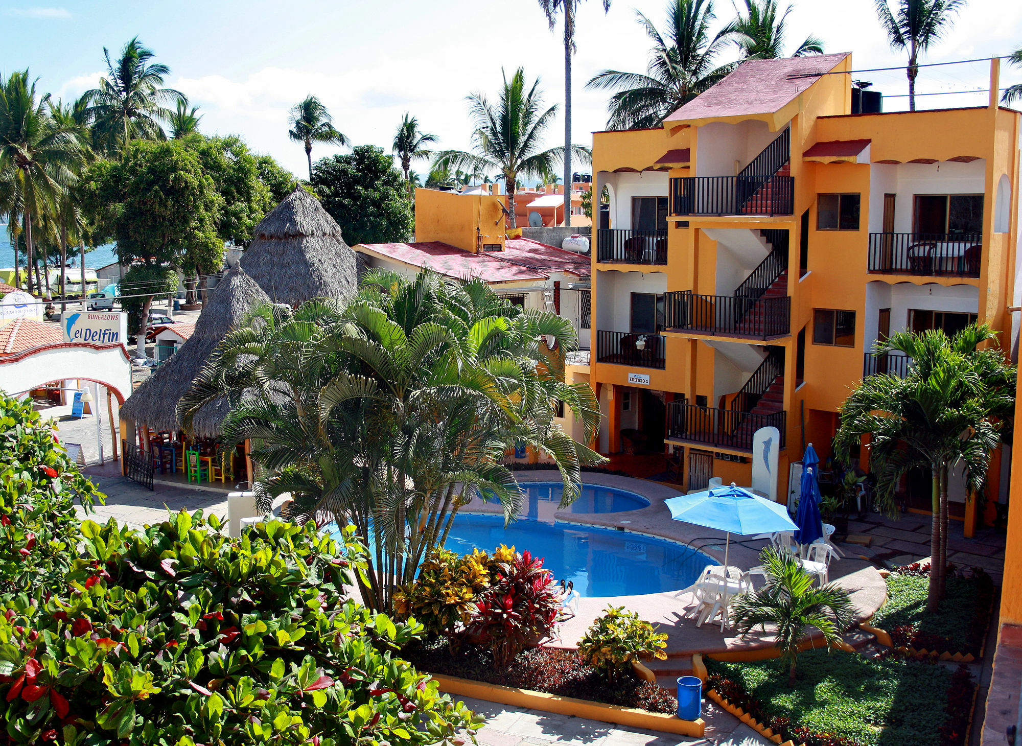 Bungalows El Delfin Rincon de Guayabitos Buitenkant foto