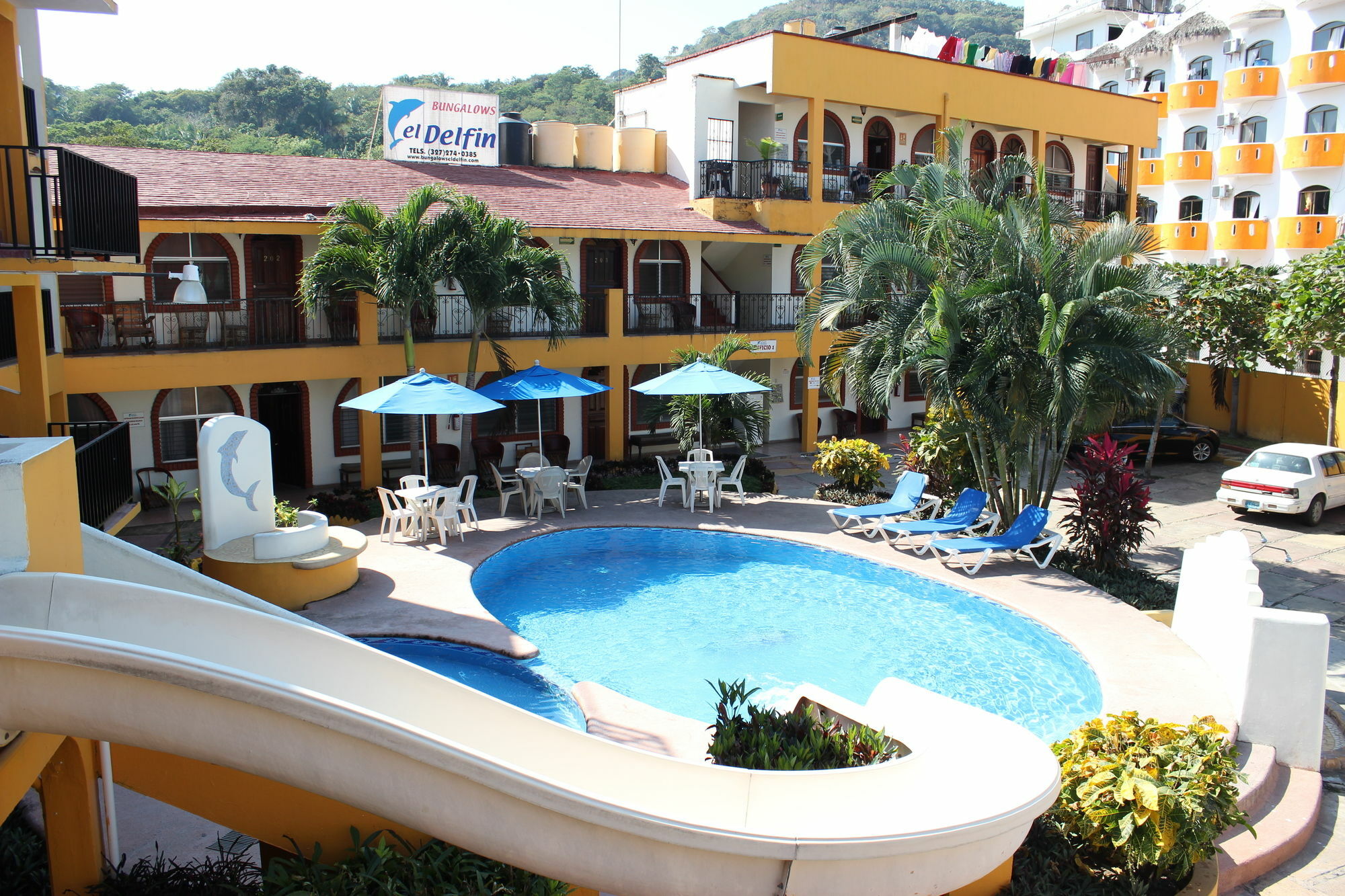 Bungalows El Delfin Rincon de Guayabitos Buitenkant foto